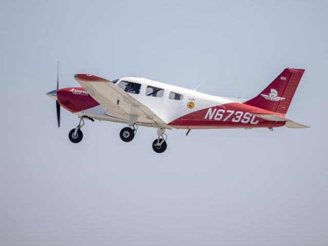 Piper Cherokee (N673SC) - Flight training in the pattern. 15-FEB-2024.