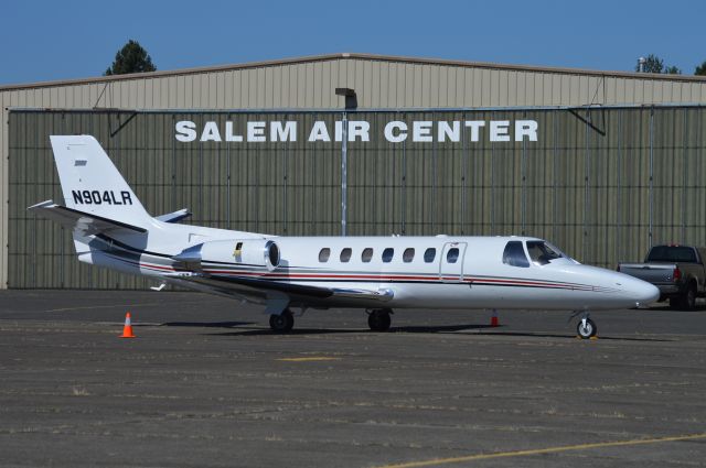 Cessna Citation V (N904LR) - Parked at the Salem Air Center ramp.