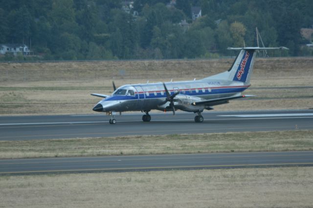 Embraer EMB-120 Brasilia (N561SW) - Arriving in PDX