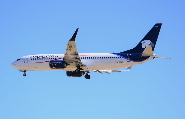 Boeing 737-800 (XA-AMB) - XA-AMB Aeroméxico Boeing 737-852 - cn 36703 / ln 4496 - First Flight June 5, 2013br /Delivered           June 14, 2013br /br /McCarran International Airport (KLAS)br /Las Vegas, Nevadabr /TDelCorobr /October 4, 2013
