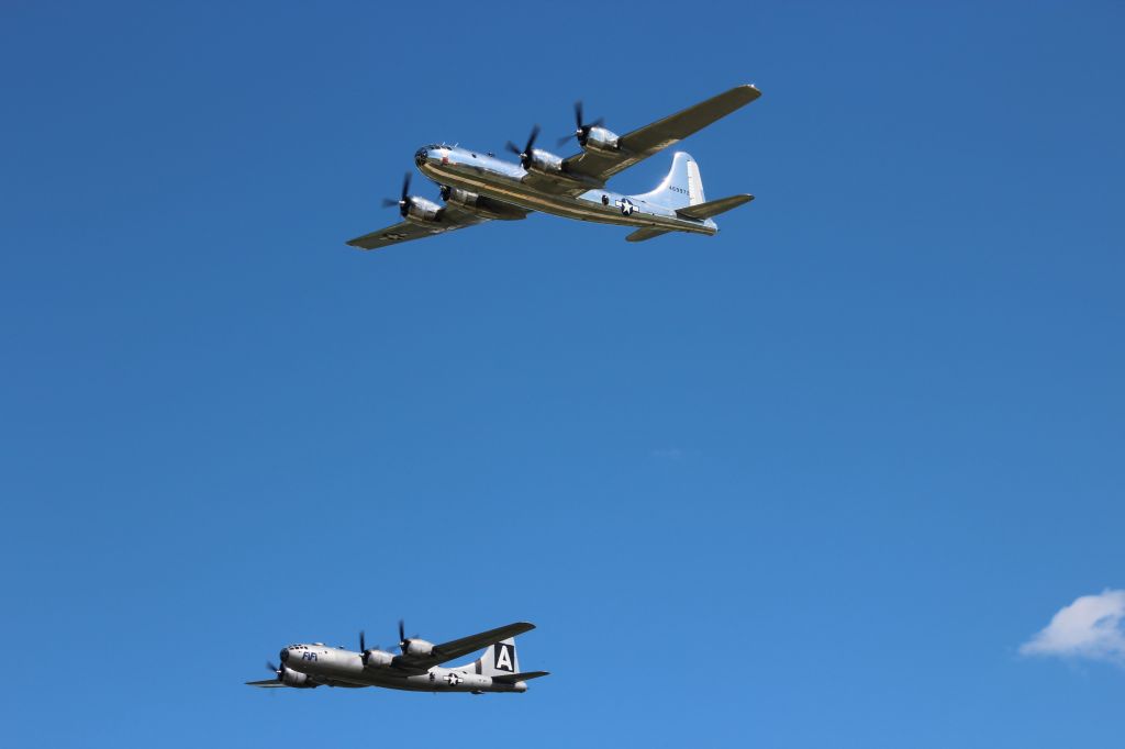 Boeing B-29 Superfortress (N69972) - A crowd pleasing fly-over.......