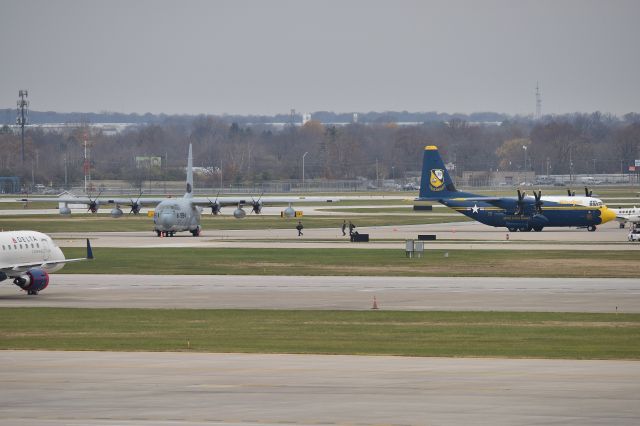 Lockheed EC-130J Hercules (16-7984) - 11-20-23. First time for me to catch two C-130's here at IND at the same time.