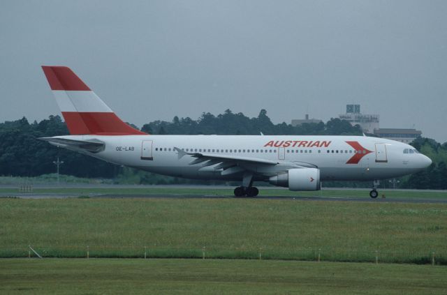 Airbus A310 (OE-LAB) - Departure at Narita Intl Airport Ryw16 on 1990/06/09