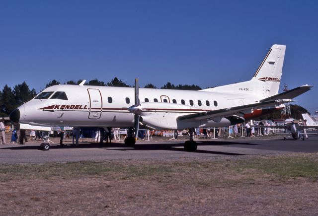 Saab 340 (VH-KDK) - KENDELL AIRLINES - SAAB-FAIRCHILD SF-340A - REG : VH-KDK (CN 016) - MANGALORE AIRPORT VIC. AUSTRALIA - YMNG 7/4/1985