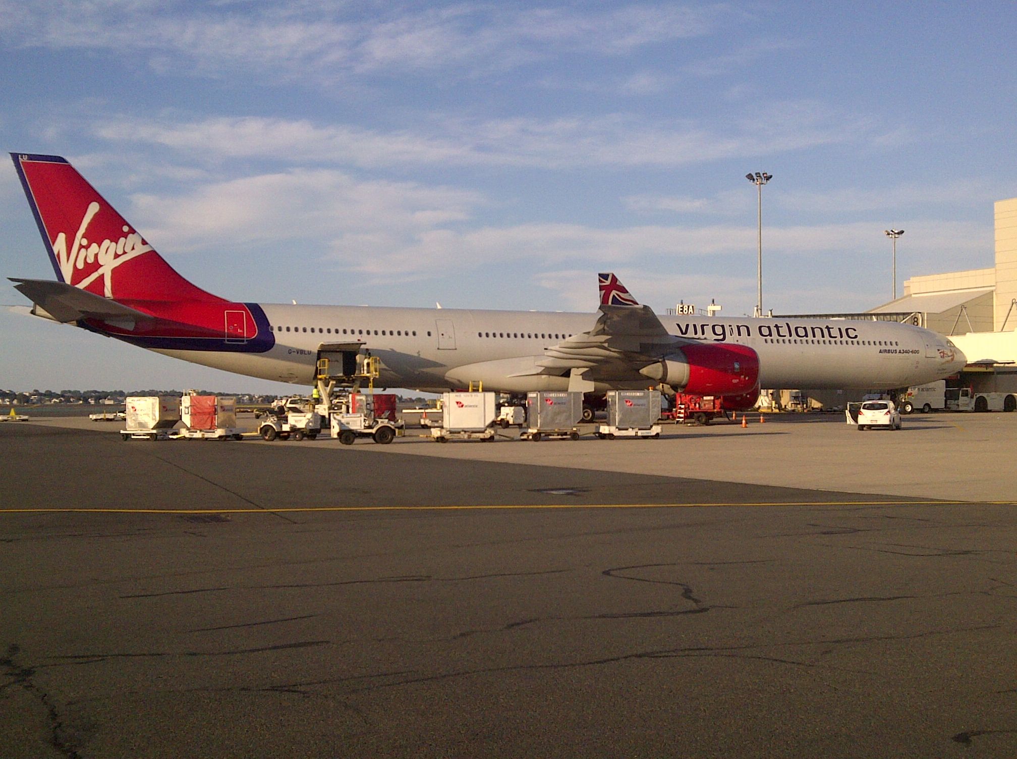 Airbus A340-600 (G-VBLU)