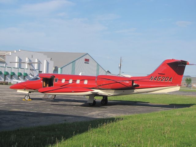 Learjet 35 (N452DA) - At Basler FBO ramp 5 June 2011