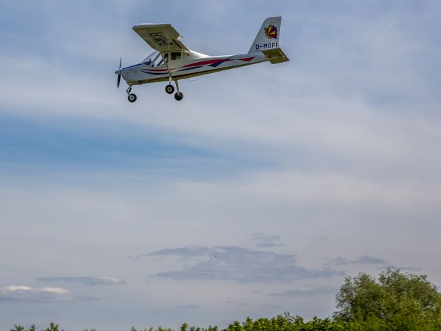 D-MOFI — - Landing runway 08 at Aschaffenburg. 12 MAY 2020.