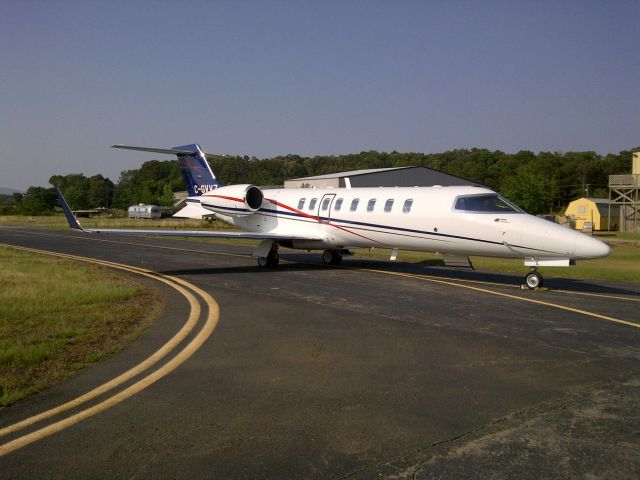 Learjet 45 (C-GVVZ) - Just out of the paint shop.