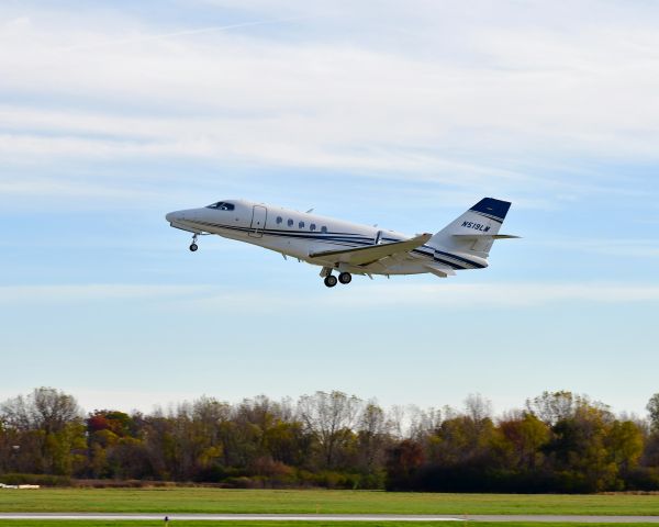 Cessna Citation Latitude (N519LM) - Meijer Distribution Inc Cessna 680A Citation Latitude N519LM leaving Ann Arbor 