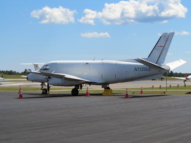 Embraer EMB-110 Bandeirante (N115WA) - A Bandeirante freight aircraft.