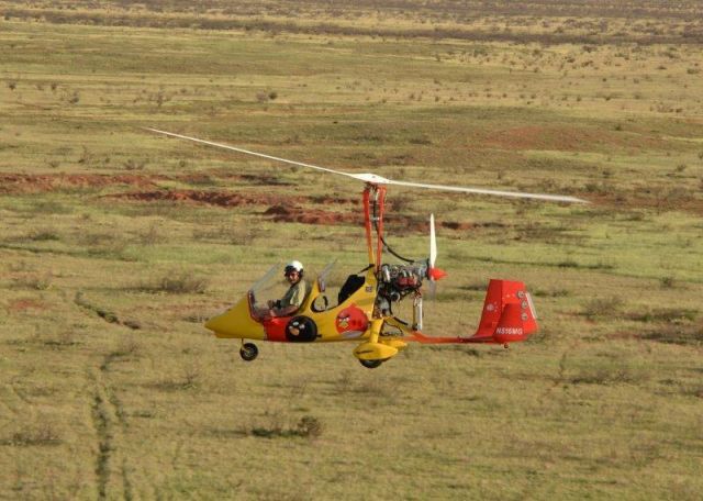 Unknown/Generic Ultralight autogyro (N516MG) - Greg Gremminger over New Mexico 2012