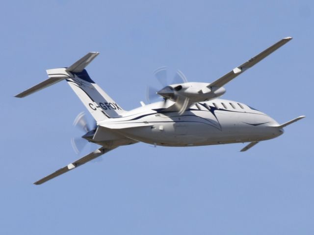 Piaggio P.180 Avanti (C-GFOX) - This P180 Avanti is owned and operated by the RCMP and is based at YOW.