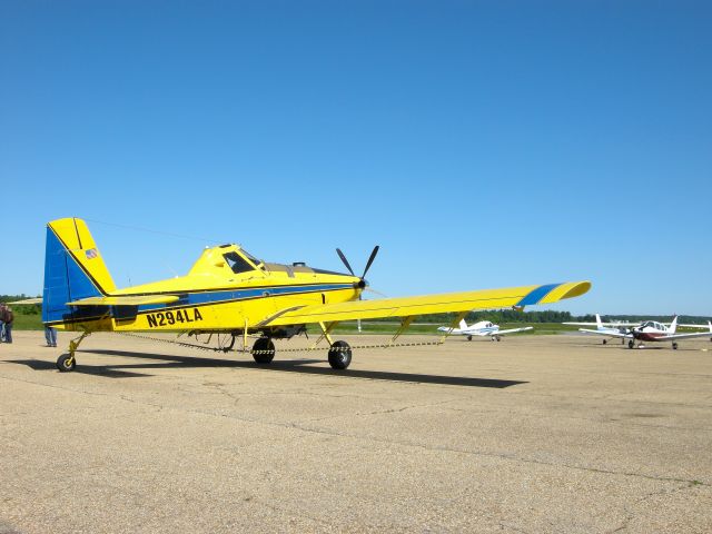 N294LA — - AG-CAT waiting for a crop dusting job.