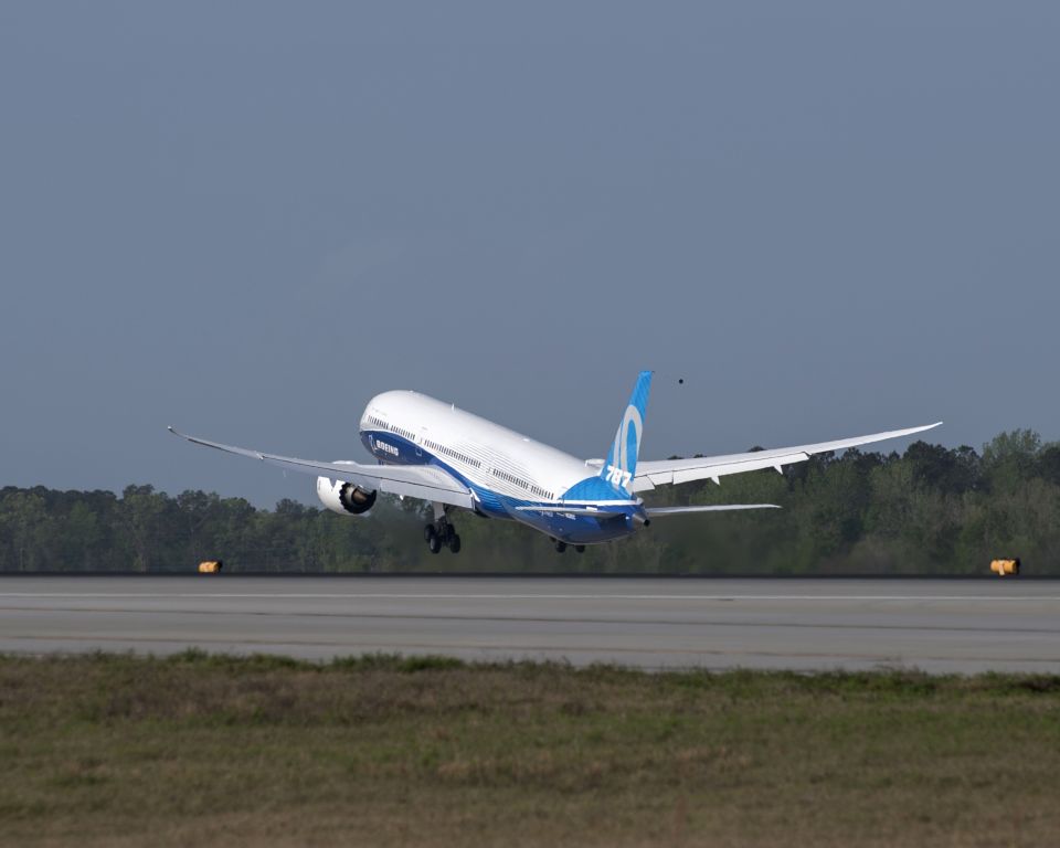 N528ZC — - Boeing 787-10 first flight.  Photo courtesy Boeing Commercial Airplanes.