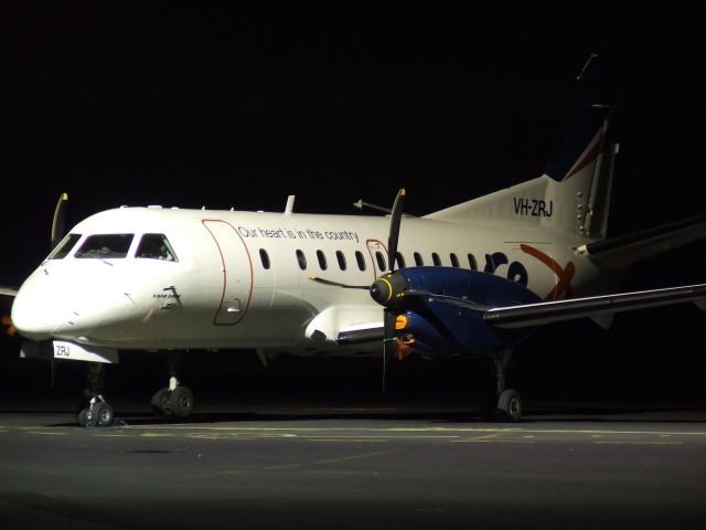 Saab 340 (VH-ZRJ) - Rex Saab 340B VH-ZRJ (msn 396), Wynyard Airport Tasmania Australia. 7 November 2023.