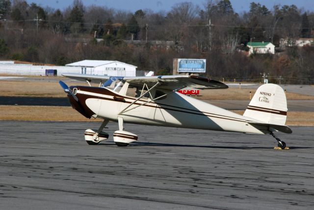 N76742 — - 1946 Cessna 120 in Danville Va.1-7-13