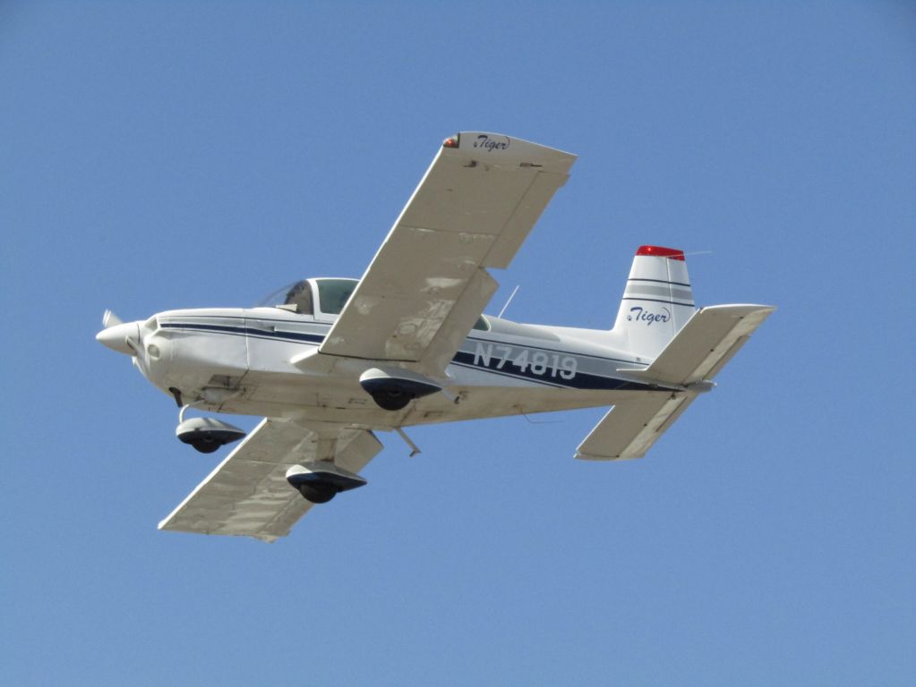 Grumman AA-5 Tiger (N74819) - Landing RWY 24