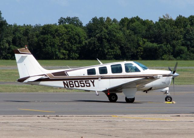 Beechcraft Bonanza (36) (N6055Y) - At Downtown Shreveport.