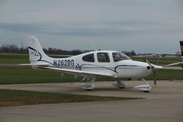 Cirrus SR-22 (N262BG) - Parked on ramp in Oct of 2011...