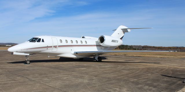 Cessna Citation X (N965TX) - A Mountain Aviation Cessna 750 Citation X on the ramp at Northeast Alabama Regional Airport, Gadsden, AL - November 23, 2021.