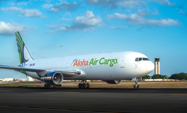 N566NC — - FLT-8201, parking on the Aloha ramp.