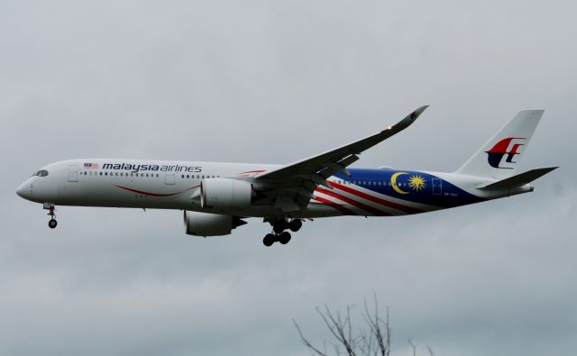Airbus A350-900 (9M-MAG) - TAKEN FROM THE BA HANGER