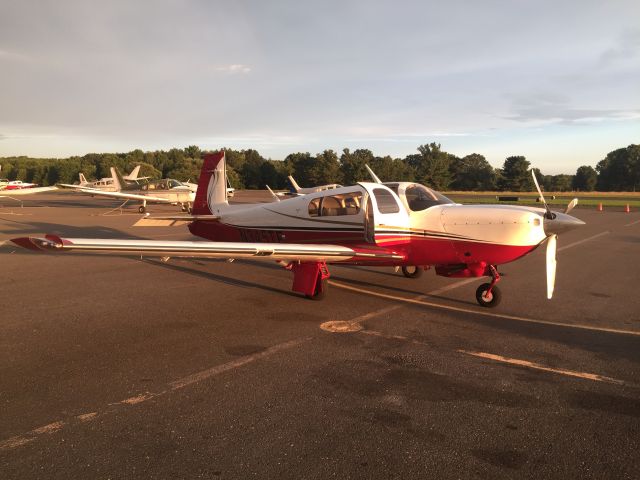 Mooney M-20 (N345TF) - N87 (Robbinsville) after installation of TKS de-icing by AirMods and Repair