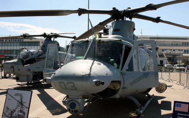 BELL UH-1Y (BELLUH1Y) - Bell Textron UH-1Y Yankee, Paris Le Bourget (LFPB-LBG) Air Show, in june 2011.