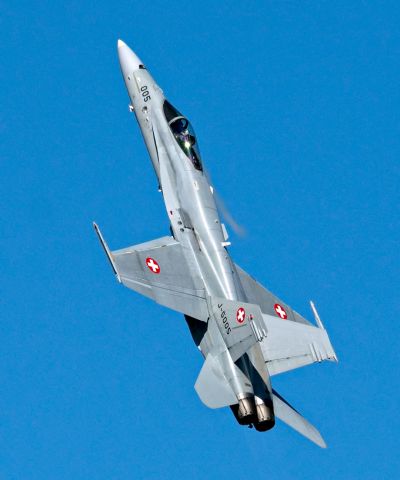 McDonnell Douglas FA-18 Hornet — - Swiss Air Force F-18, during NATO days in Ostrava , Czech Republic . 21.09.2019.