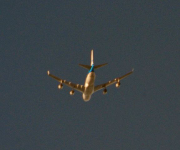Boeing 747-400 — - KLM 24 Houston to Amsterdam over Cleveland 33,000 ft.
