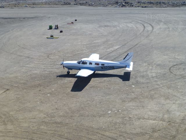 Piper Saratoga (N322RB) - Airport of Kulusuk Greenland