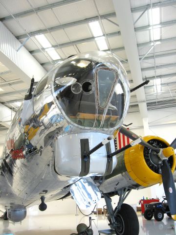 Boeing B-17 Flying Fortress (N9563Z) - B-17 bomber Fuddy Duddy at new Lyon Air Museum