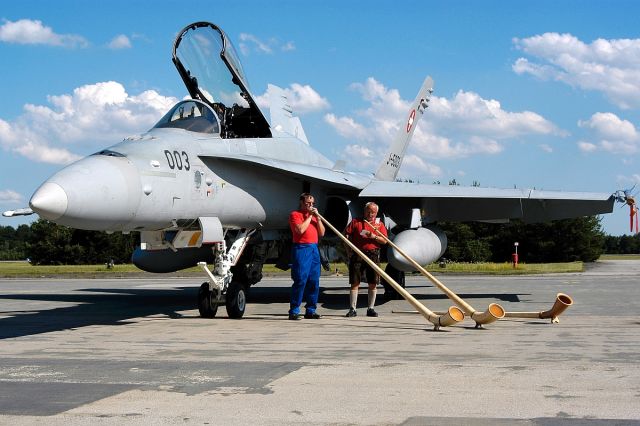 McDonnell Douglas FA-18 Hornet (J5003) - BavariaSwiss Welcome of our Fleet for ELITE 2007 exercise