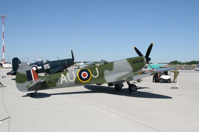 SUPERMARINE Spitfire (C-GVZB) - IMHO, the best single engined fighter of all time, the Spitfire is King