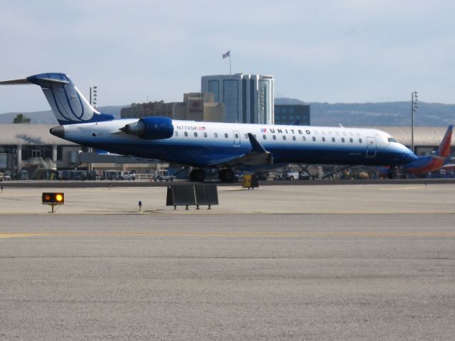 Canadair Regional Jet CRJ-700 (N774SK) - Holding on RWY 19R