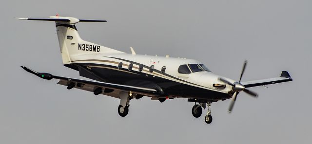 Pilatus PC-12 (N358MB) - N358MB Pilatus PC-12/47E s/n 1296 - MFR 2011br /North Las Vegas Airport  KVGTbr /Photo: TDelCorobr /January 31, 2025