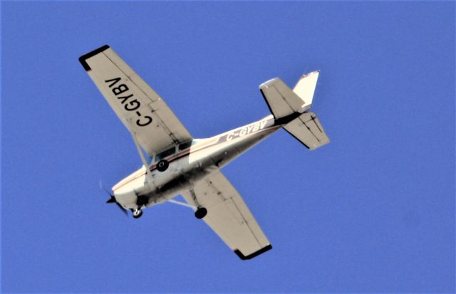 C-GYBV — - C-GYBV CESSNA 152 ACADEMIE  AERONAUTIQUE INC. survolant la ville de Lavaltrie QC. 05-04-2022 à 12:03