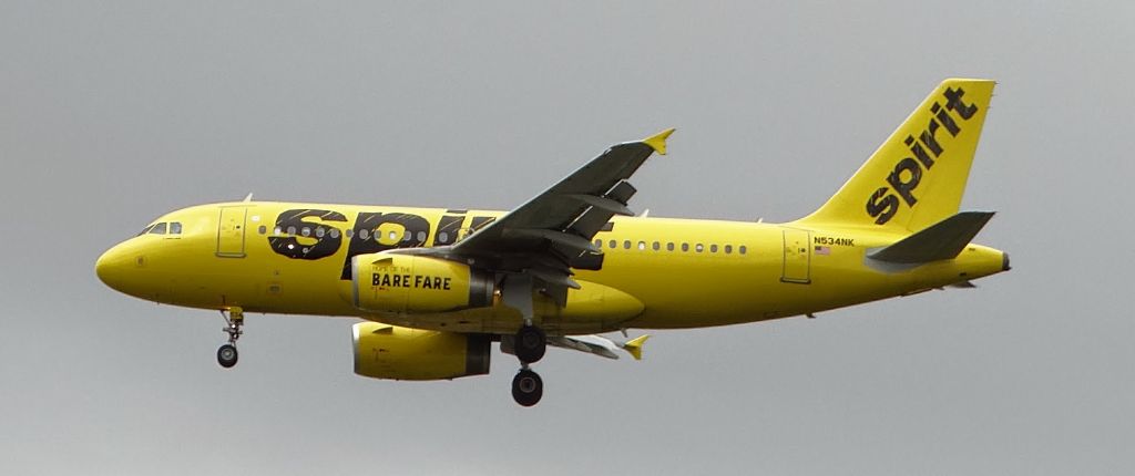 Airbus A319 (N534NK) - Hertz Paint scheme arriving 22L