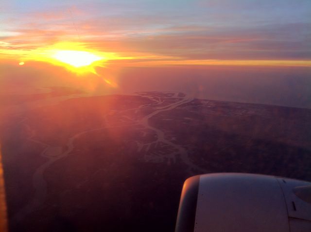 Boeing 737-700 — - Over the Netherlands