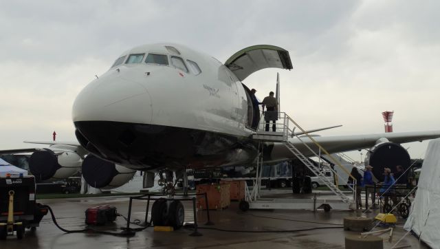 McDonnell Douglas DC-8-70 (N782SP) - DC8 at OSH, Boeing Plaza