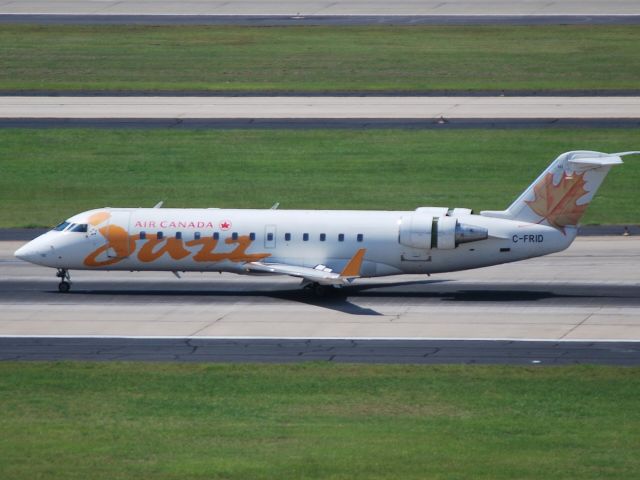 Canadair Regional Jet CRJ-200 (C-FRID) - Arriving 6/17/12