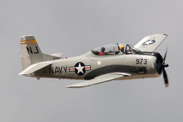 North American Trojan (VH-DUD) - At a Parafield Airshow March 25, 2012.