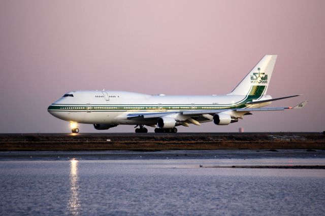 Boeing 747-400 — - Kingdom Holding 747 taxiing out under an early evening sky.