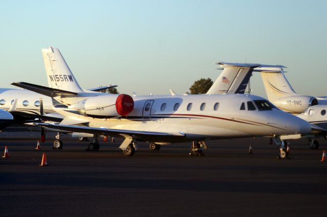 Cessna Citation Excel/XLS (N155RW) - Nightstopping on 27-Oct-10 on a visit from Effingham IL.