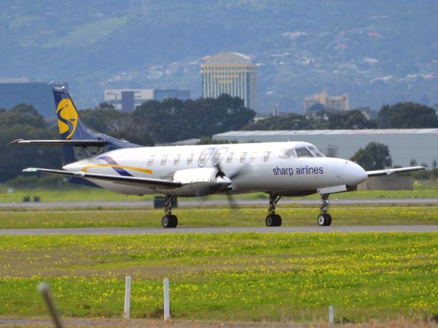 Fairchild Dornier SA-227DC Metro (VH-HWR) - On taxi-way heading for take off on runway 05. Thursday 12th July 2012.