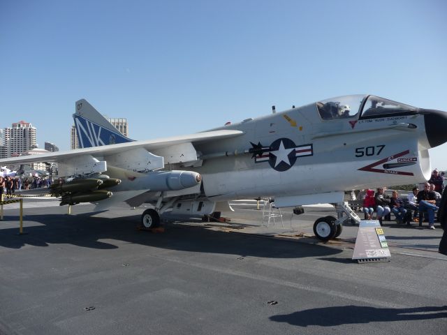 VOUGHT TA-7 Corsair 2 — - USS Midway