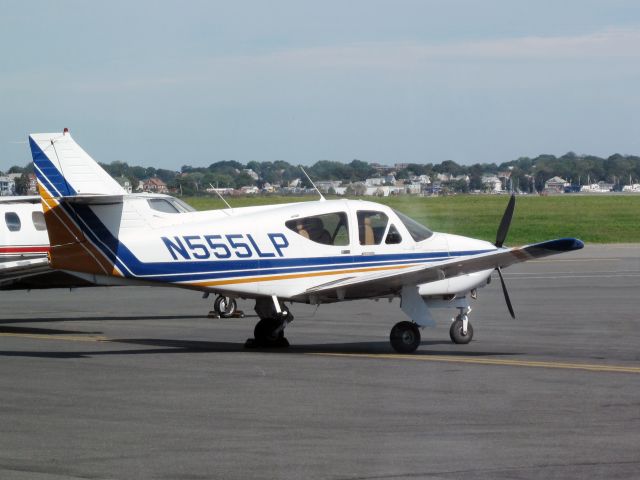 Rockwell Commander 114 (N555LP) - At Boston Logan.