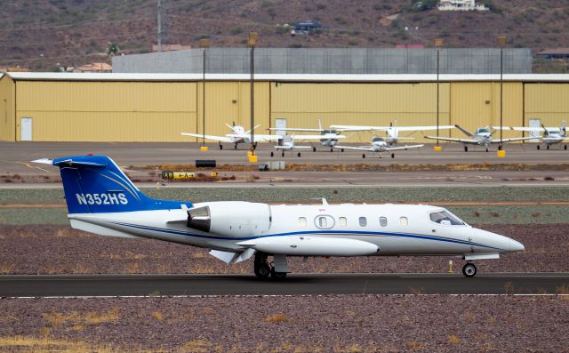 Learjet 35 (N352HS) - Spotted at KDVT on December 24, 2020