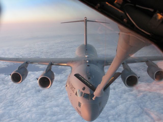 Boeing Globemaster III — - The view at sunset