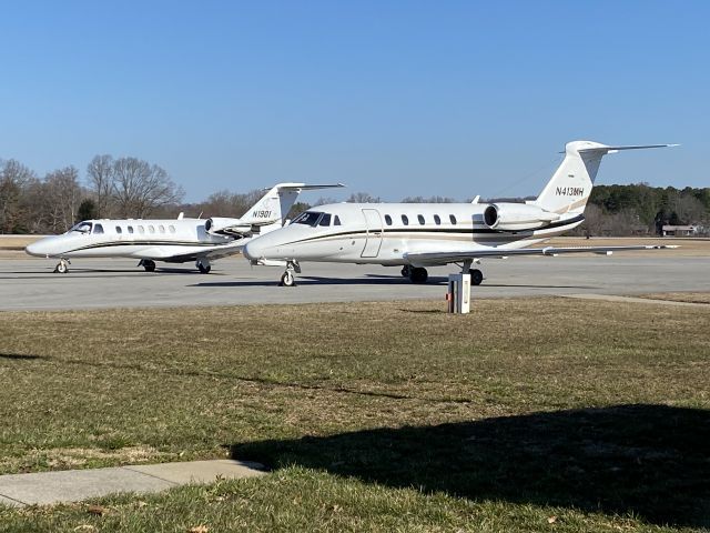 Cessna Citation III (N413MH) - Date Taken: March 2, 2022br /Sitting on the ramp with the Cessna Citation CJ2+ with tail number, N1901.